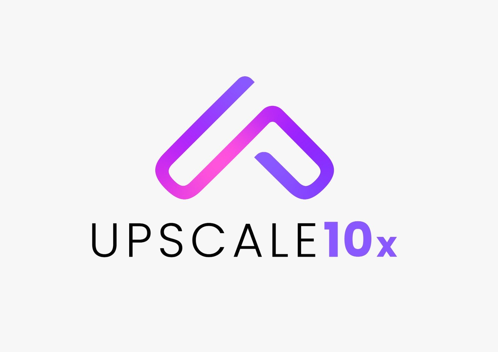 Upscale10x logo